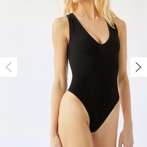 Urban Outfitters Hailey Seamless Plunging Bodysuit